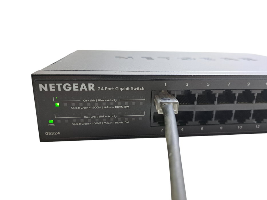 Netgear GS324 | 24-Port Gigabit Unmanaged Ethernet Switch