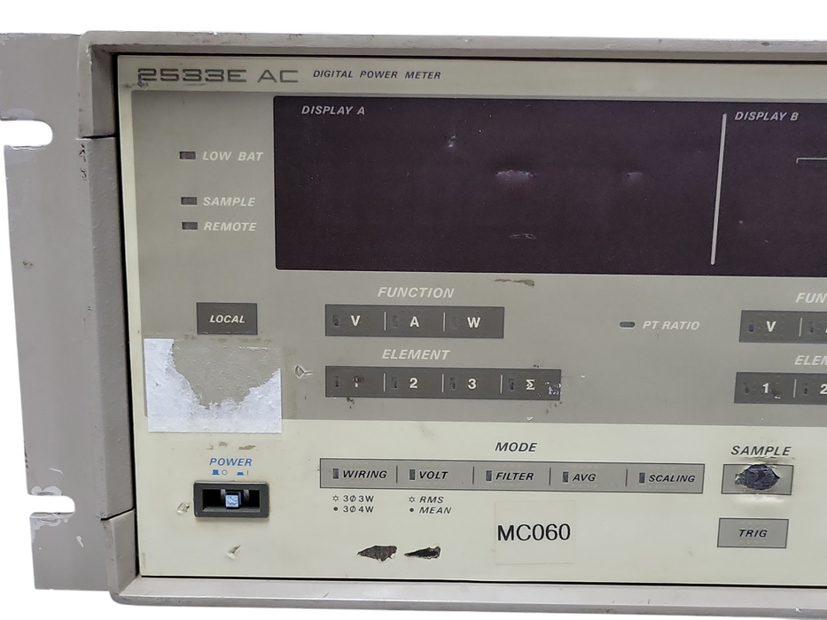 YOKOGAWA 2533E AC Digital Power meter, READ _