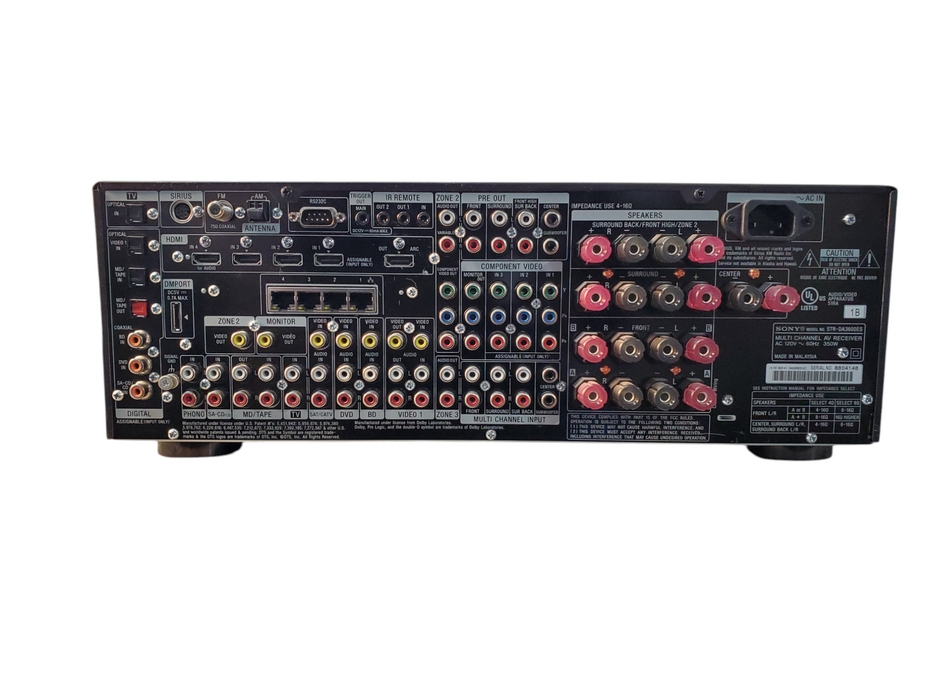 Sony STR-DA3600ES 7.1-Channel Digital Surround Sound A/V Receiver
