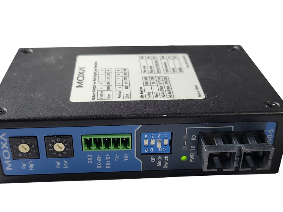 Moxa ICF-1150-S-SC-T Indust RS-232/422/485 to Single-mode Fiber Conver ...