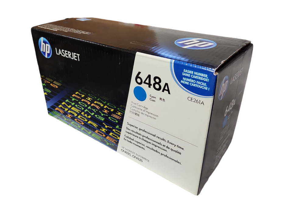 *NEW SEALED* Genuine HP LaserJet 648A CE261A Cyan Toner Cartridge