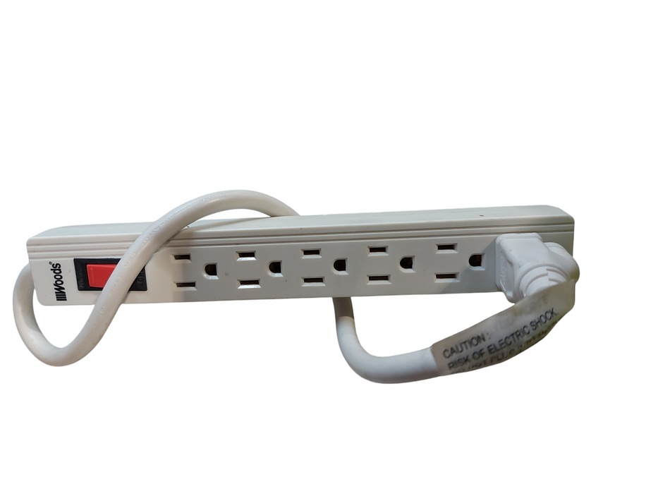 Lot 20x Mixed 6 Outlets Power Extension Cords - Assorted Brands