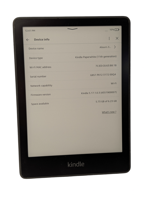 kindle paperwhite 11th Generation eReader -