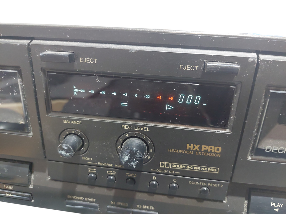 Technics Model: RS-TR232 Stereo Double Cassette Deck =