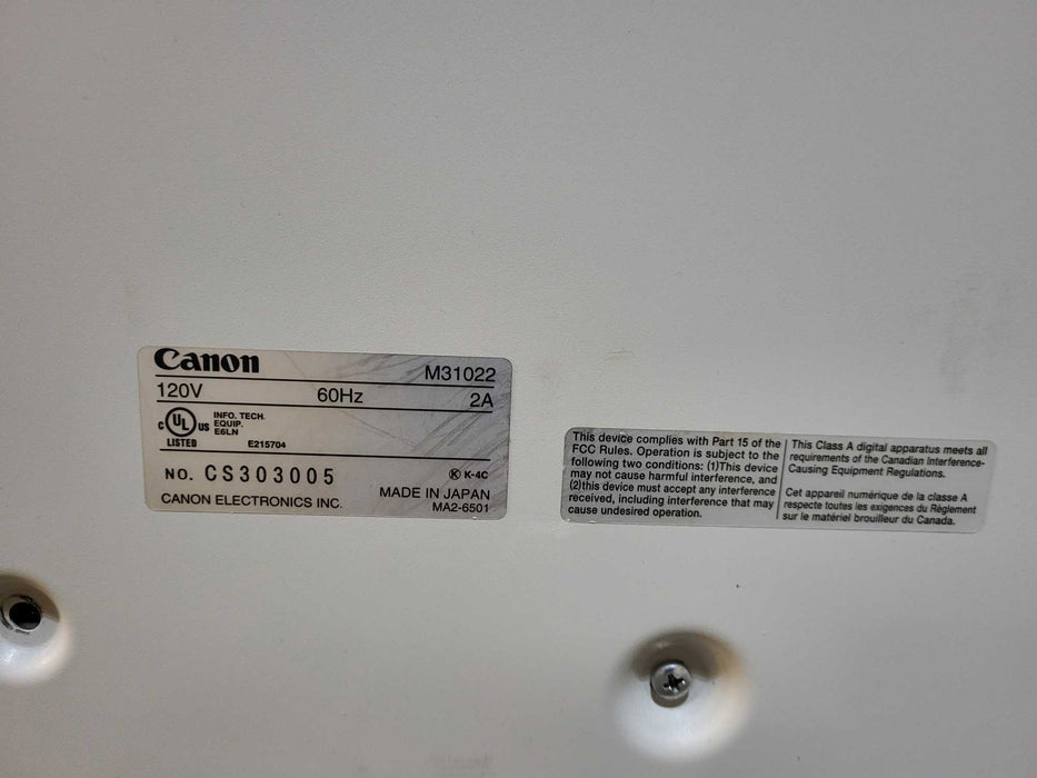 Canon M31022 Microfilm Scanner 300 READ $