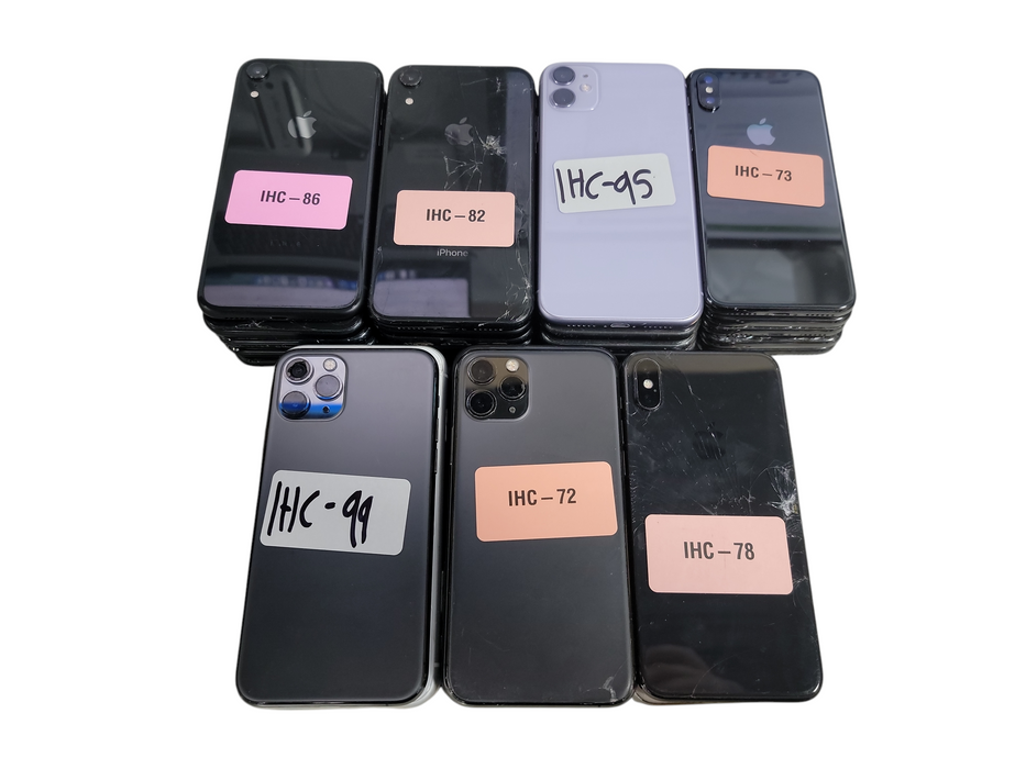 Lot of 35x Apple iPhone's [A19xx to A211xx Series | B/C Condition][IHC-4] (
