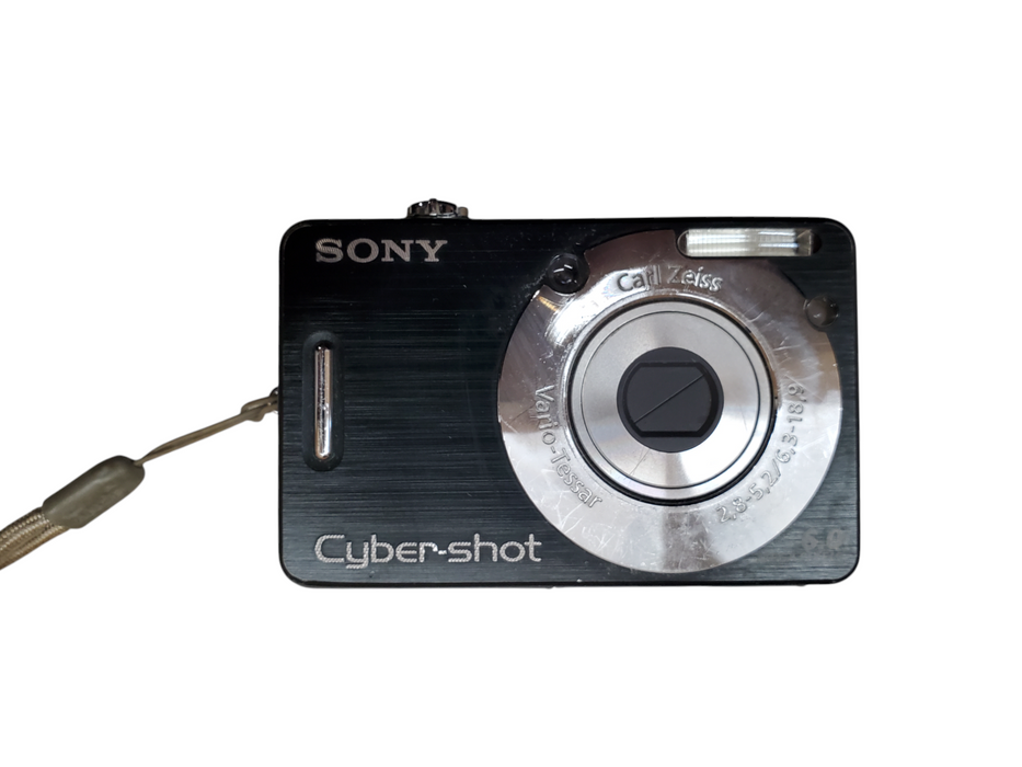 Sony Cyber-Shot DSC-W50 6.0MP Digital Camera w/ Battery, Charger, AV Cable