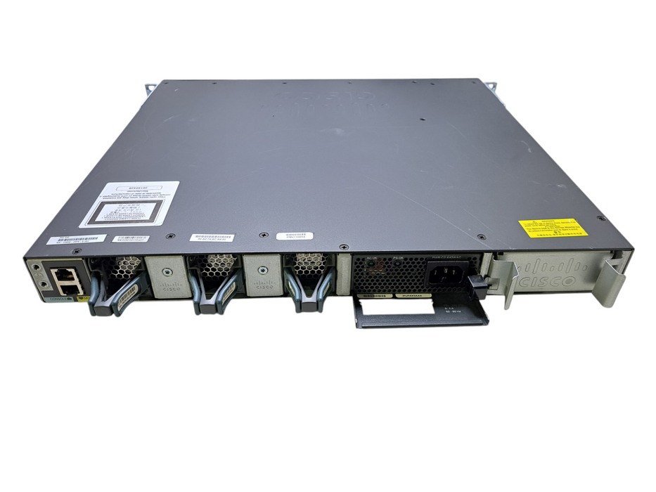 Cisco WS-C3650-24PS-S | 24-Port Gigabit PoE+, 4x SFP Switch w/ 1x 640W PSU
