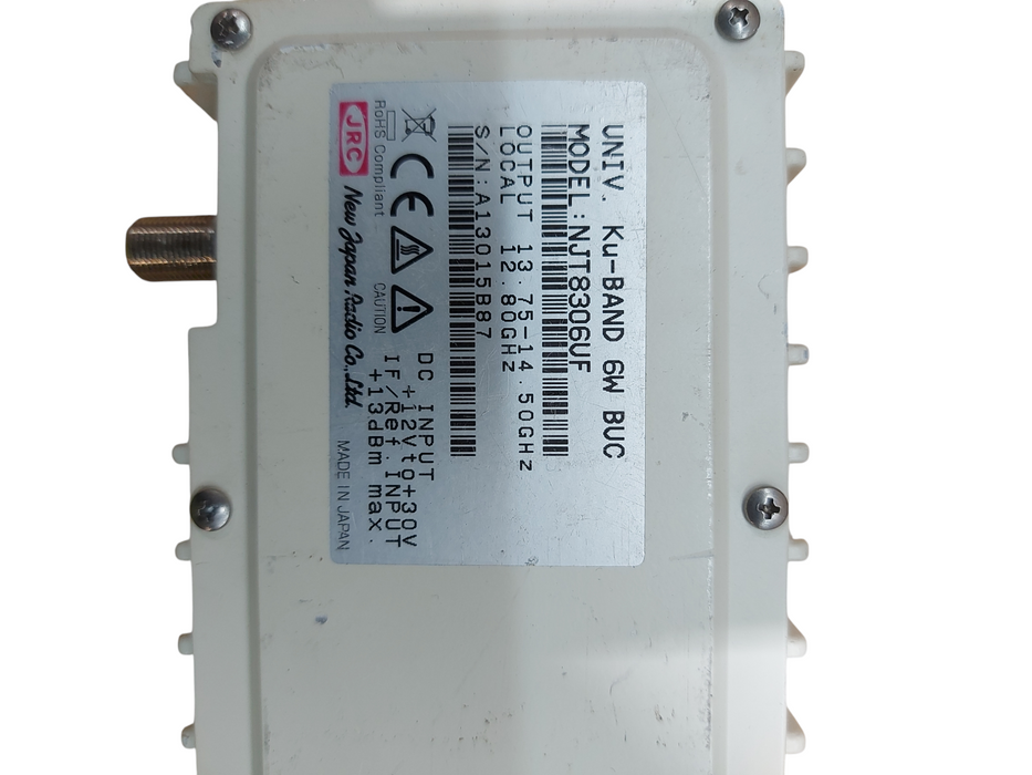 BCU 6W Ku-BAND UNIV Japan Radio Ku Band 6W BUC MODEL : NJT8306UF