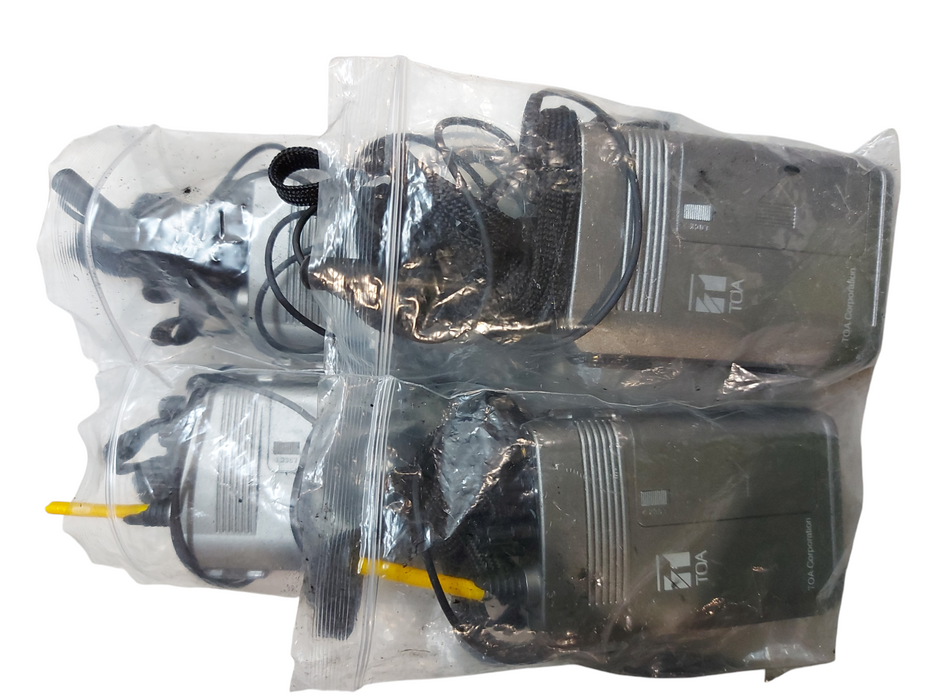 Lot 4x TOA PORTABLE RECEIVER WT-2100  Q
