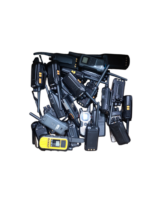 Lot 26x Assorted Two Way Radios - Read Description