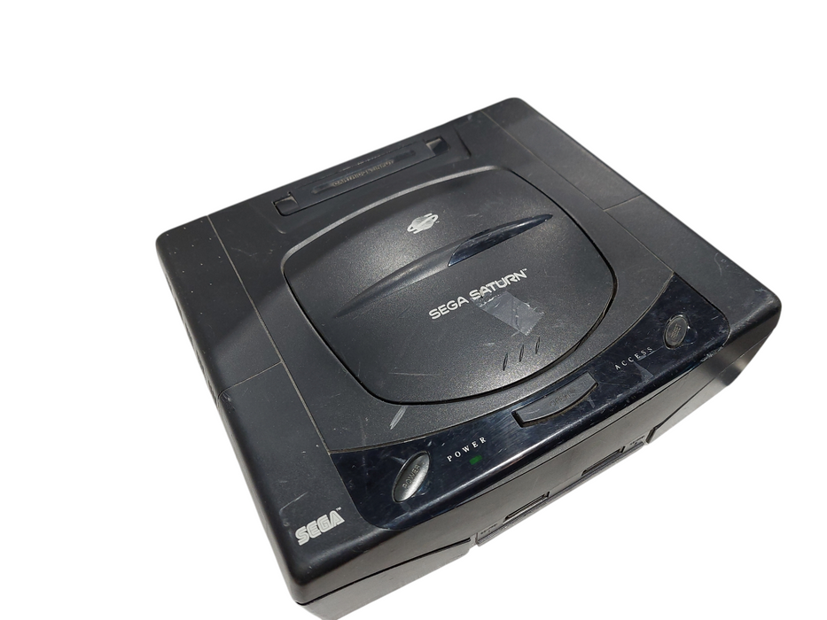 Sega Saturn ( Parts ) Model: MK-80000 With Fight Stick Controller MK-80112 =