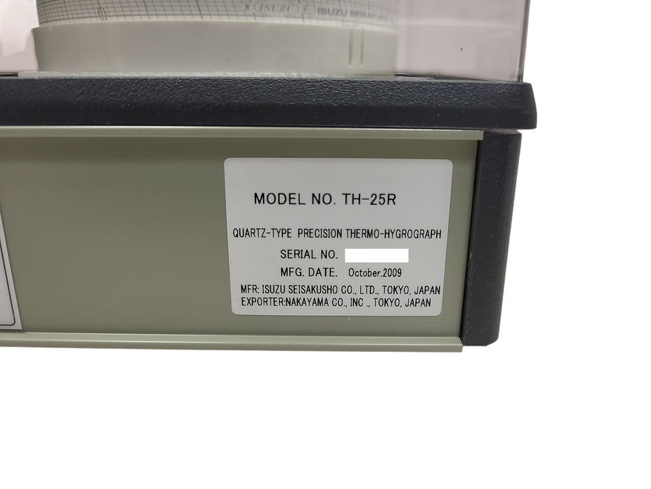ISUZU TH-25R Quartz-Type Precision Thermo-Hygrograph Open box $