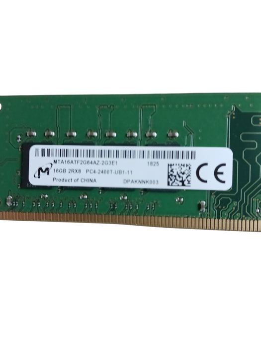 Micron MTA16ATF2G64AZ-2G6E1 16GB PC4-2400T-UB1-11 RAM Desktop Memory Q