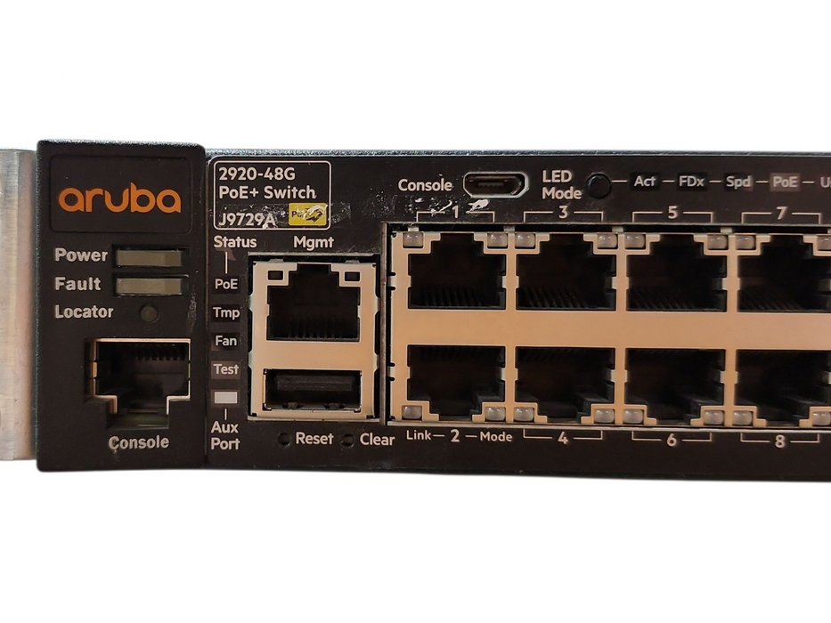 HP Aruba 2920-48G PoE+ 48-Port Gigabit Network Switch J9729A