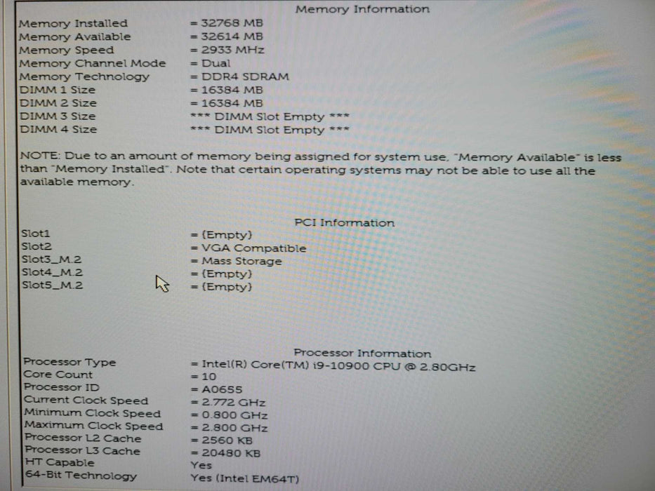 Dell OptiPlex 7080 | Core i9-10900 @2.80GHz, 32GB DDR4, 256GB NVMe P1000 !