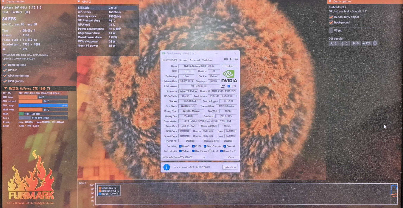 NVIDIA GeForce ZOTAC GTX 1660 Ti 6GB Gaming Graphics Card