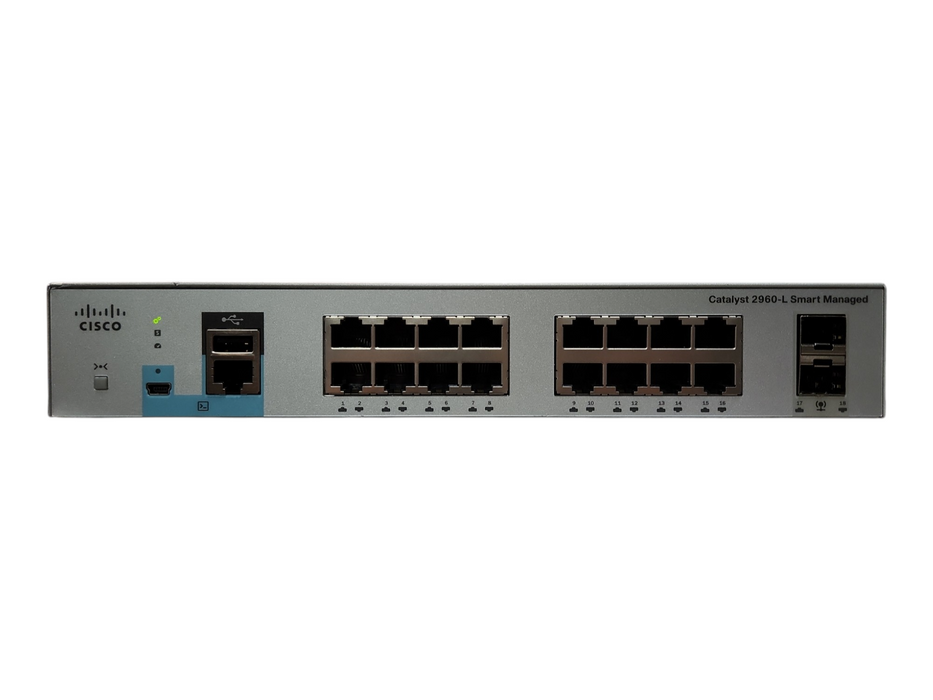 Cisco Catalyst WS-C2960L-SM-16TS Ethernet Switch, READ