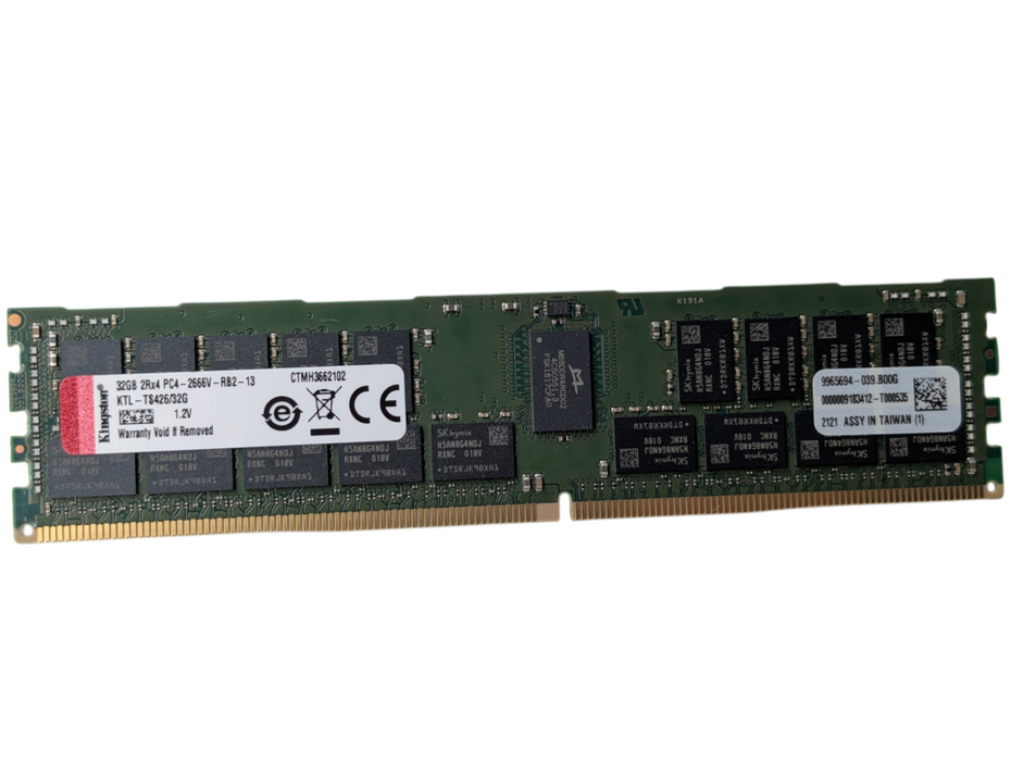 32GB DDR4 Server RAM Memory Kingston 2Rx4 PC4-2666V-RB2-13 Q-
