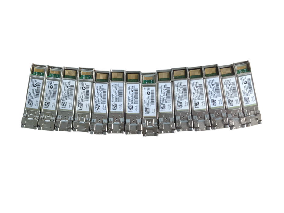 Lot of 14x Cisco (SFP-10G-SR) Transceiver modules