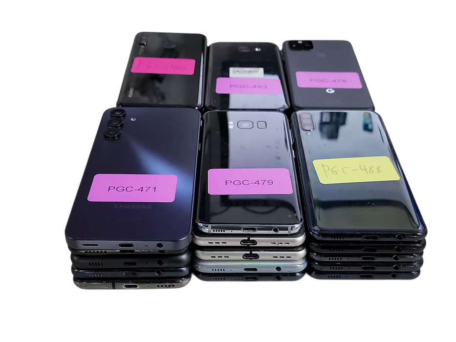 Lot of 30x Android Phones [Samsung/Google/OnePlus | C Condition][PGC-13]