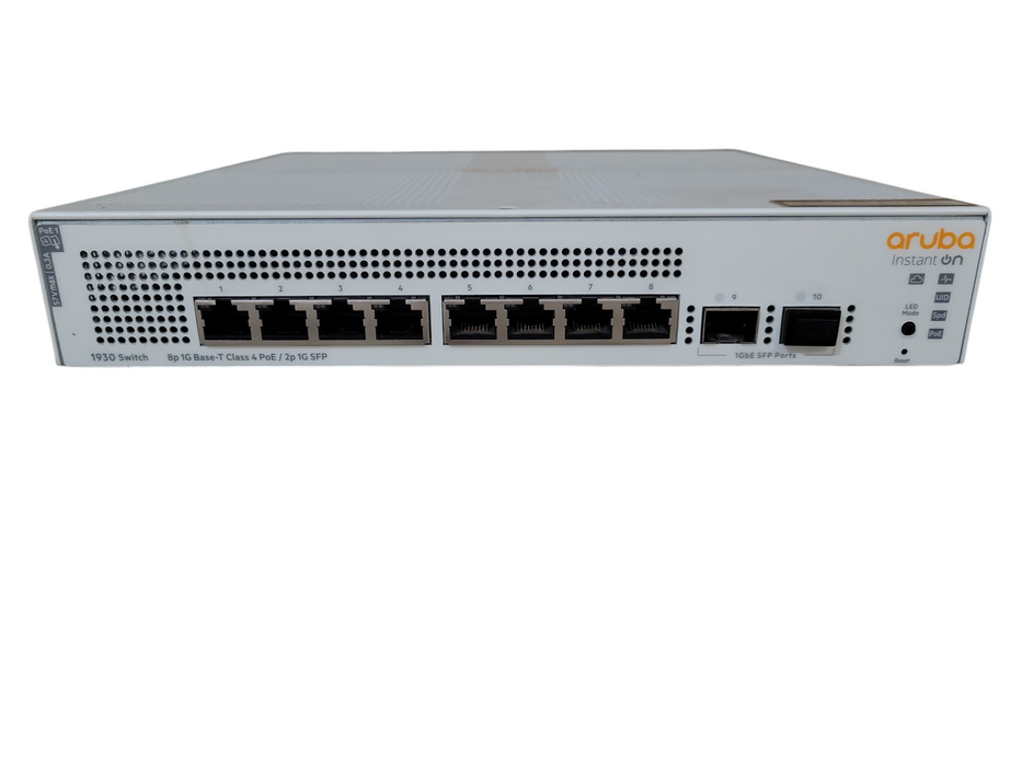 Aruba HPE Networking Instant On Switch Series 1930 8P 1G Base POE JL681A !