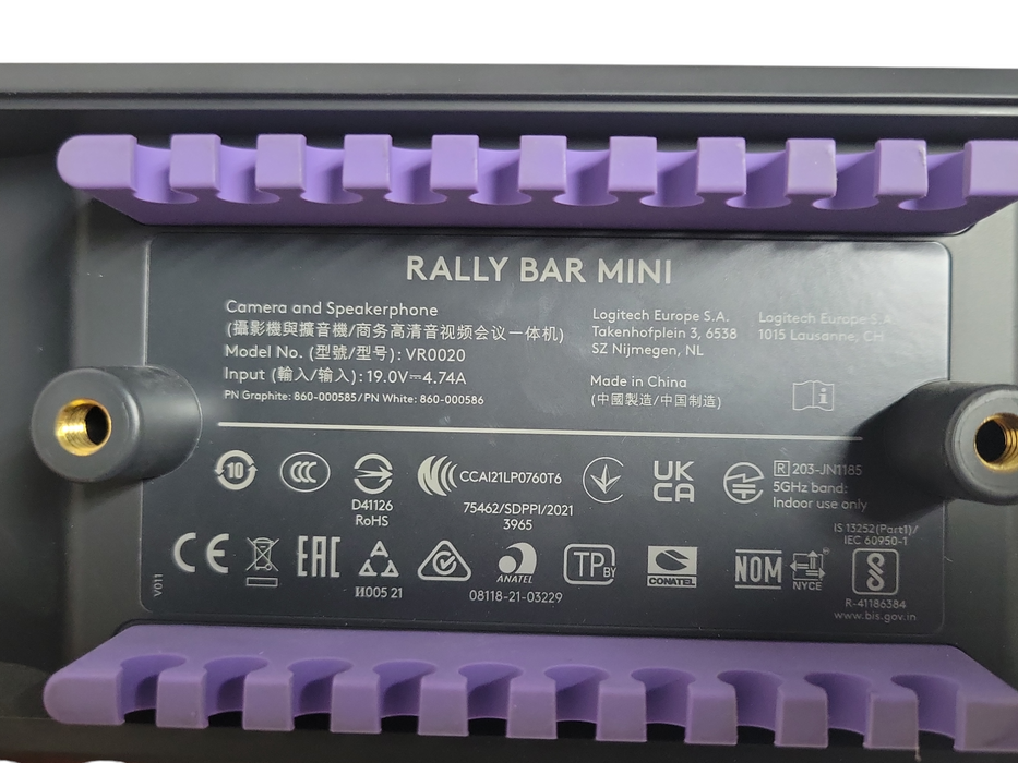 Logitech Rally Bar Mini Video Conference System  V-R0020 only, READ _