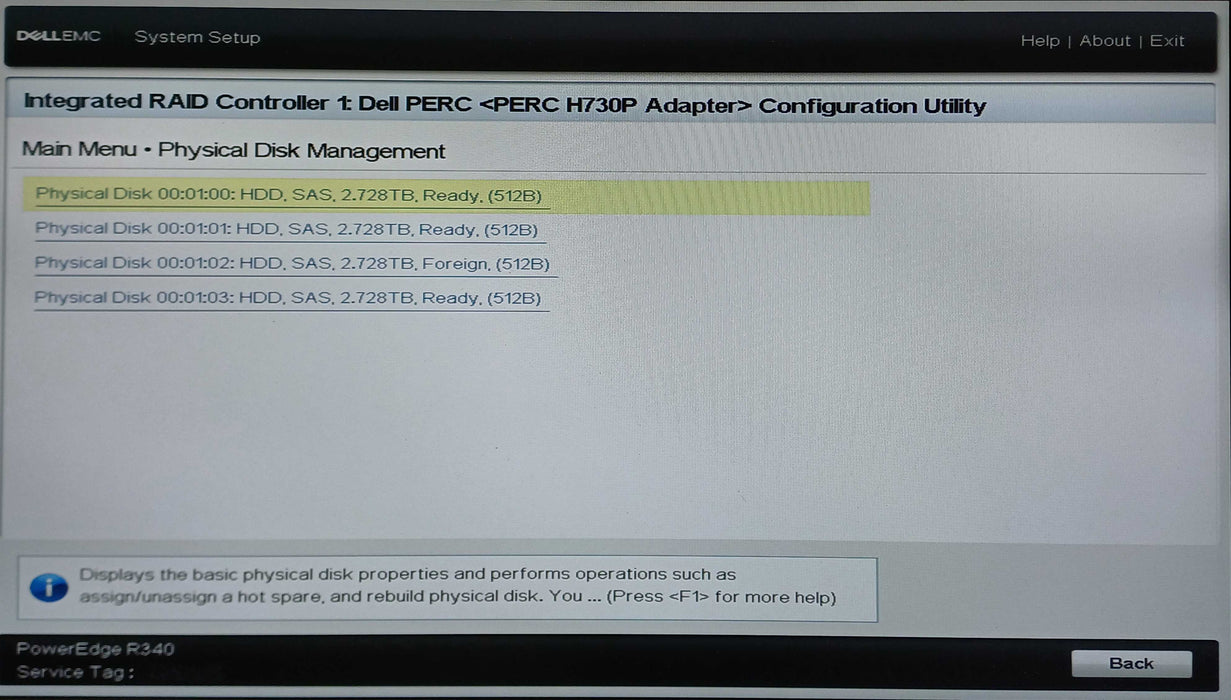 Dell PE OEMR R340 4x3.5", Xeon E-2124 3.30GHz, 16GB DDR4, 4x 3TB SAS, H730P