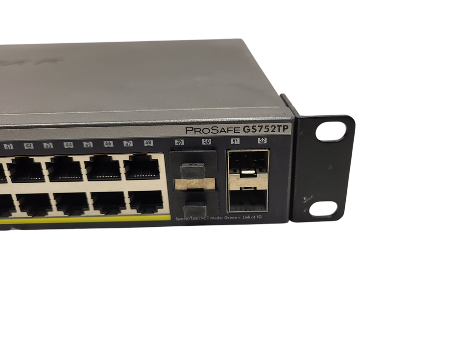 NetGear ProSafe GS752TP 48-Port Gigabit Smart Switch PoE+ w/4x SFP ports Q$