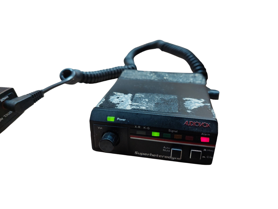 Vintage Superheterodyne Audiovox Radar Detector  =