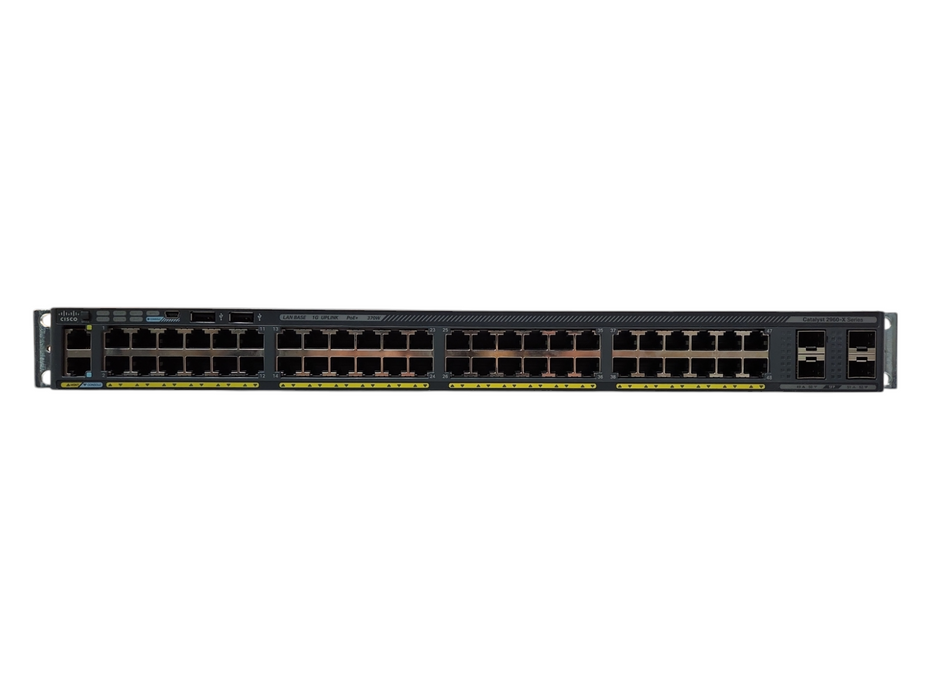 Cisco WS-C2960X-48LPS-L V04, 48-Port Gigabit PoE+ 370W Switch, 4x SFP