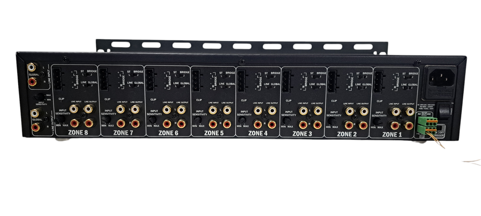 Control4 C4-AMP108 Black 8 Zone 16 Channel Power Amplifier With Rack Mount