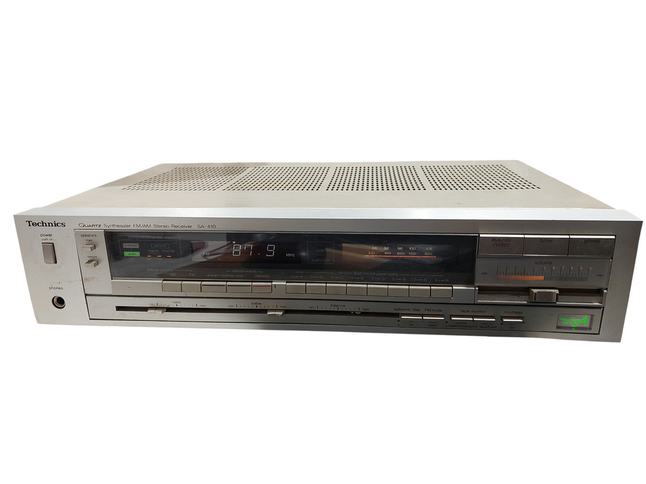 Technics Quarts Synthesizer Model: SA-410 FM/AM Stereo Receiver  =