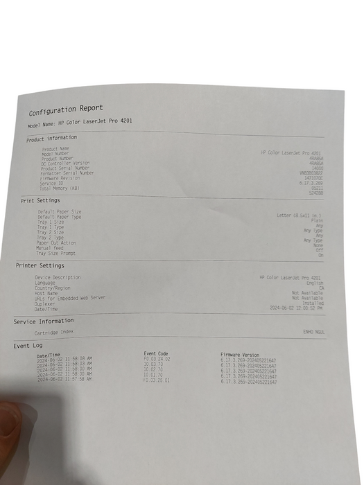 HP Color LaserJet Pro 4201dn =