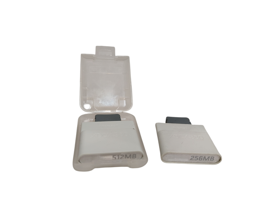 Bundle of 2 OEM Xbox 360 Memory Units X811680-003 ( 512MB & 256MB )  =