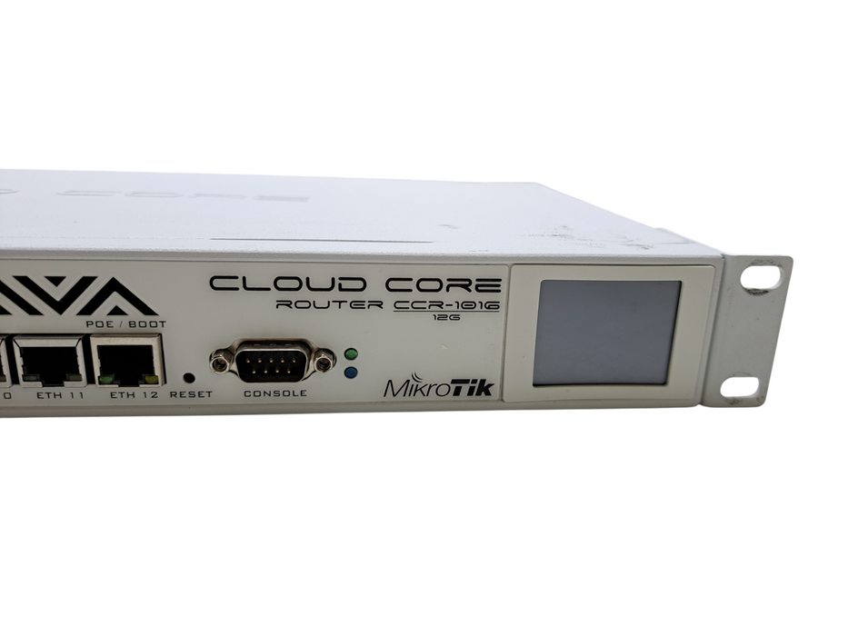 Mikrotik CCR1016-12G 12-Port Gigabit Wired Router *READ* )