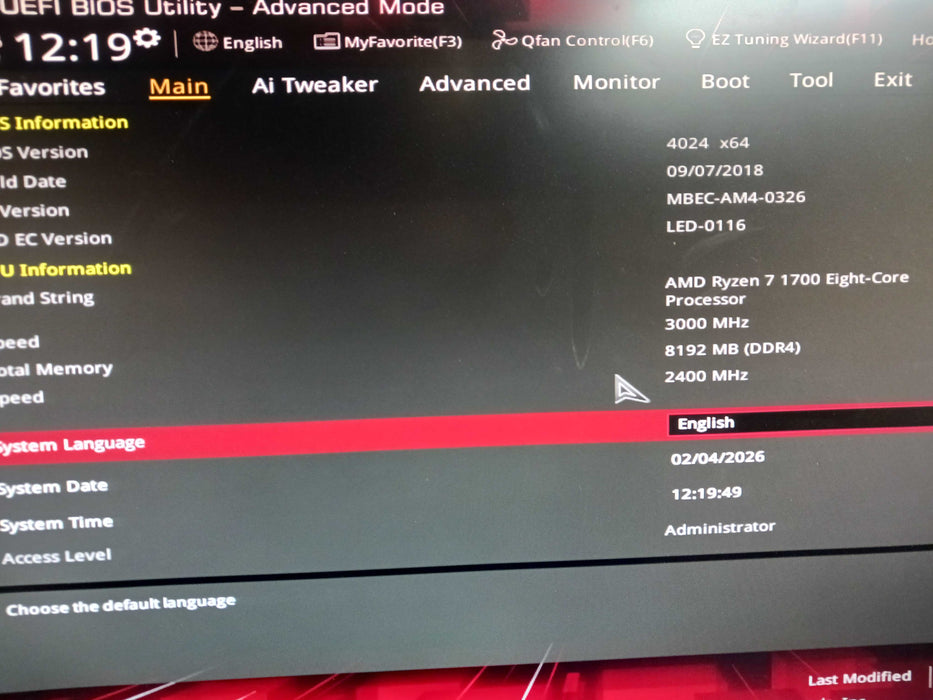 Custom Corsair PC AMD Ryzen 7 1700 Asus Strix B350-F Gaming 8GB DDR4 No HDD READ
