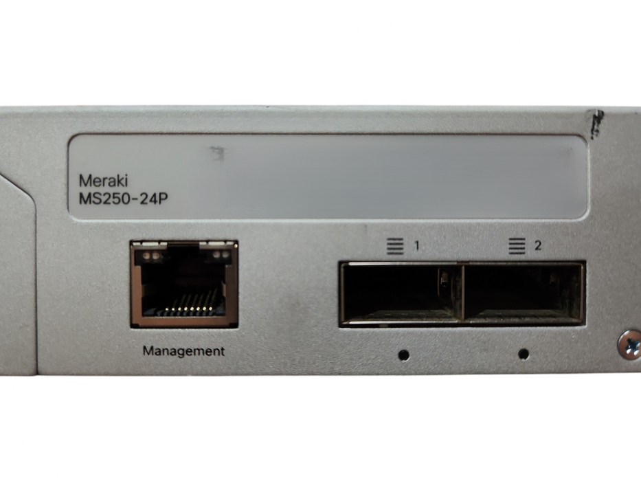 Cisco Meraki MS250-24P-HW 24-Port Gigabit PoE Switch, Unclaimed