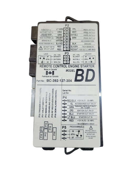 ASTROFLEX BD REPLACEMENT REMOTE START MODULE - ASTROFLEX SERIES BC-392-127-302 !