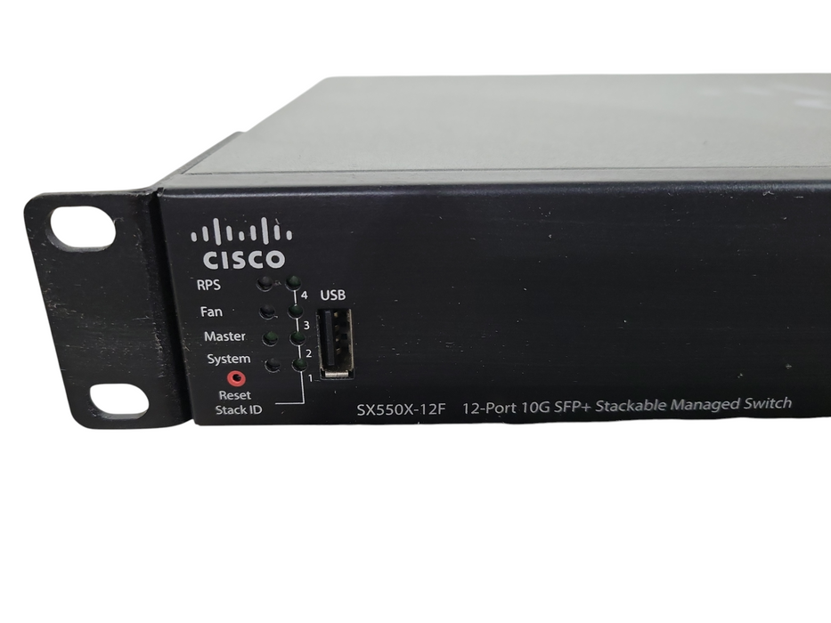 Cisco SX550x-12F , 12-port 10G SFP+ Stackable Managed Switch !
