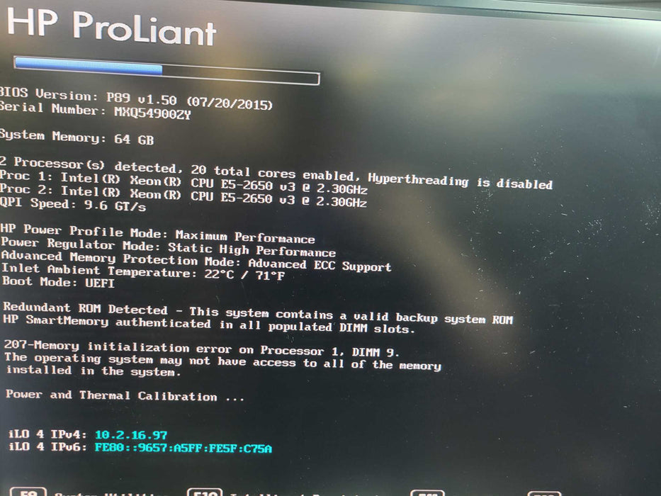 HP ProLiant DL380 Gen9 - 2x Xeon E5-2650 v4 64GB DDR4 P440ar 2x800W PSU %
