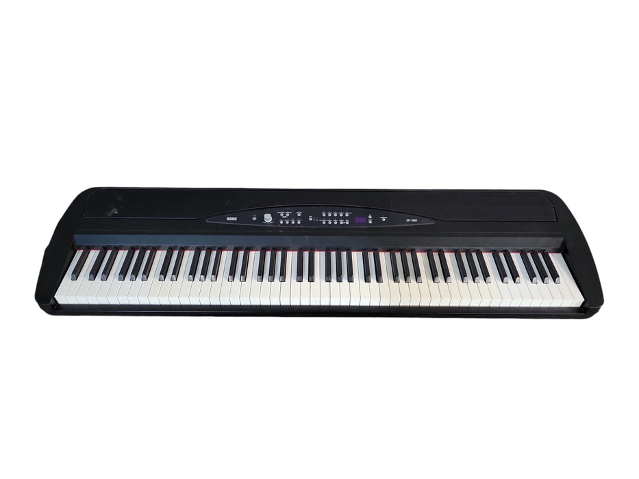 Korg SP280BK 88 Key Digital Piano (READ)%