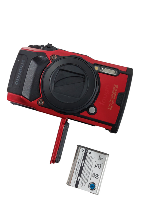 OlympusToughTG6 2.1M/7ft ShockproofGPS Wi-Fi Digital Camera 4K Model: IM015 =