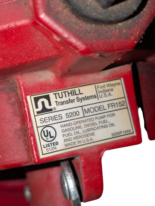 Tidy Tanks 320L Diesel Tank w/Fill-Rite FR152 Series 5200 Hand Pump