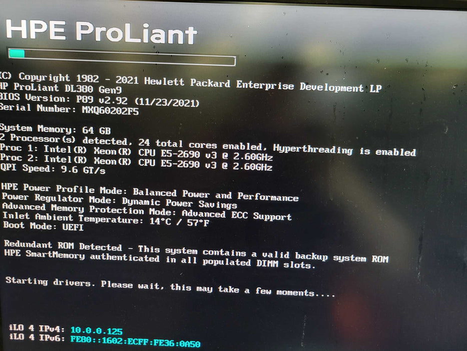 HP ProLiant DL380 Gen9 - 2x Xeon E5-2690 v3 | 64GB RAM | NO HDD | P440ar %	 %