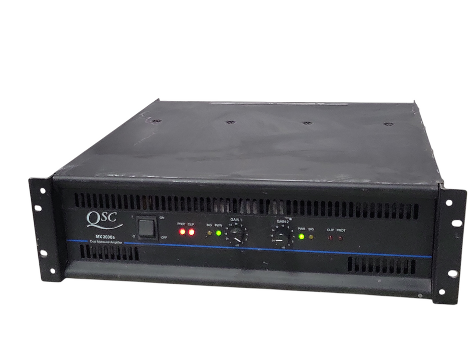 QSC MX 3000a Dual Monaural Amplifier, READ _