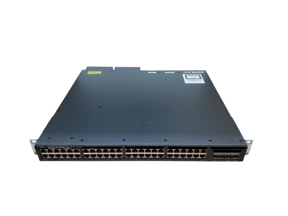 Cisco WS-C3650-48FD-E 48-Port Gigabit PoE Switch w/ 2x10G