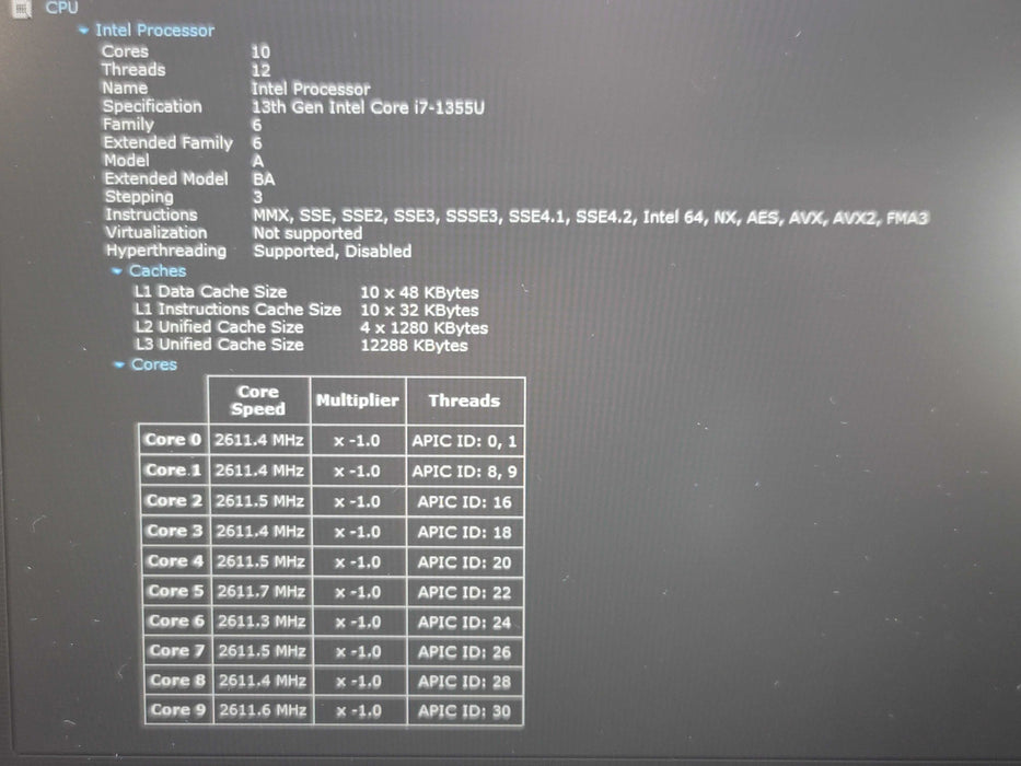 Dell Latitude 5440 i7-1355U 16GB RAM 256GB SSD READ  β Lap200