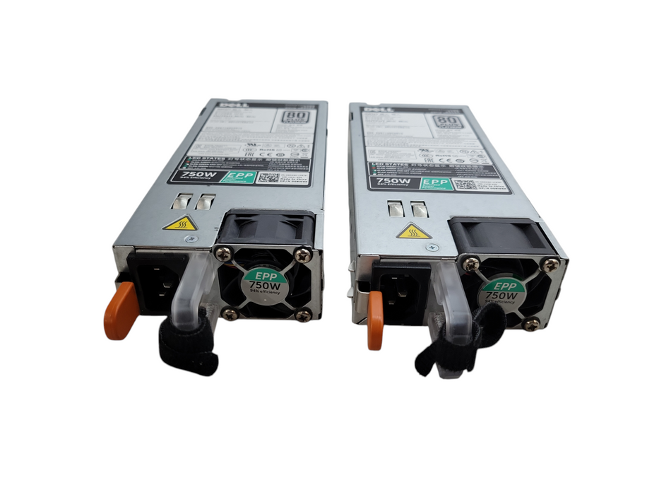 Lot of 2x - Dell 750W EPP Server PSU (DPS-750AB-15 / 0G6W6K) %