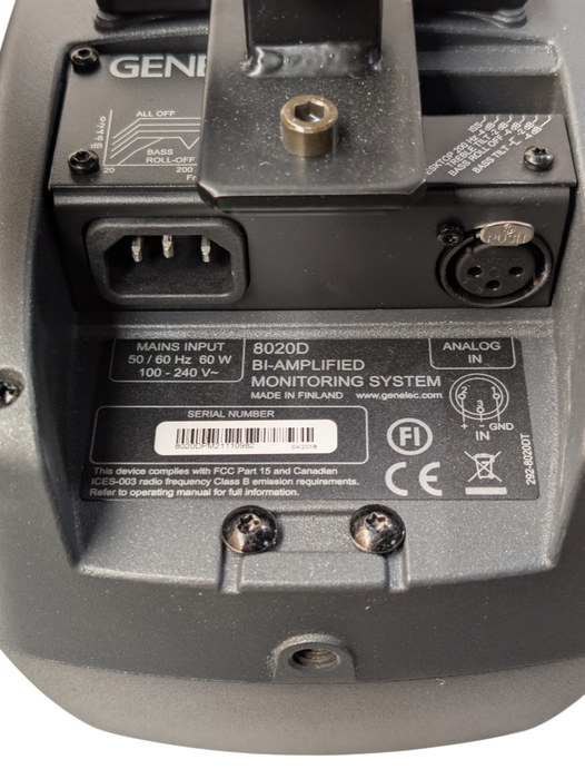 Genelec 8020D Active Monitor Speakers Pair Pro Audio / Studio -